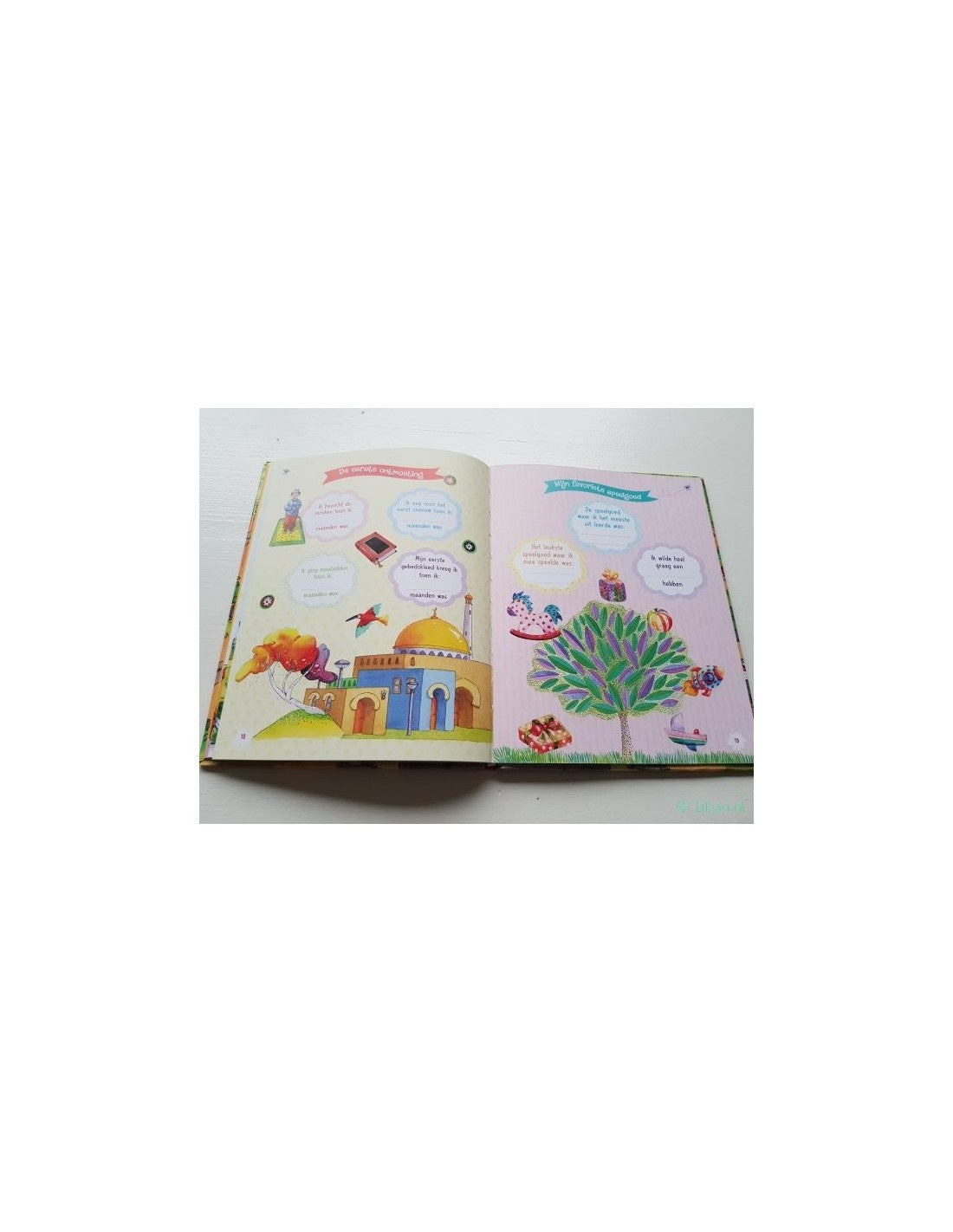 Moslim babydagboek roze